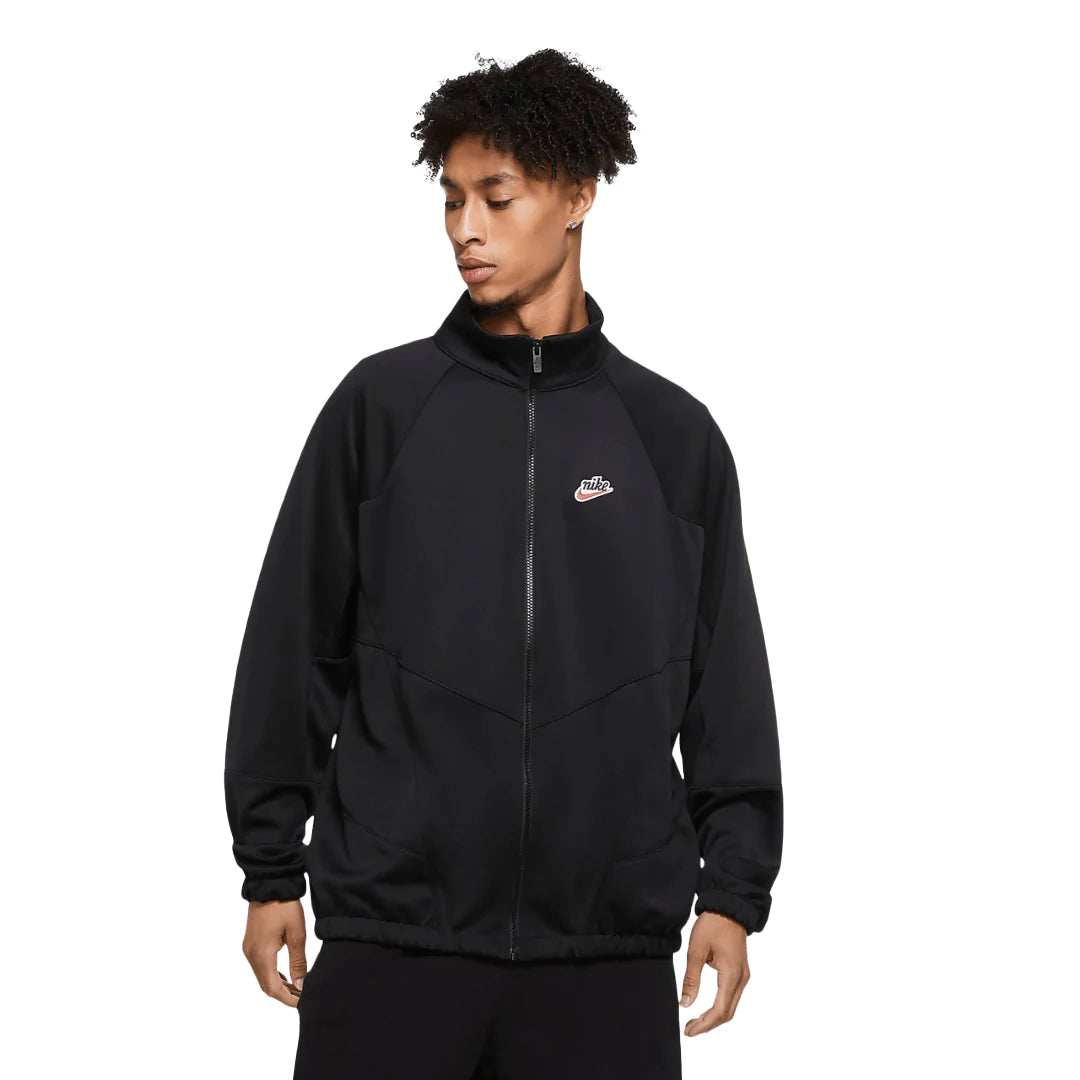 black nike tracksuit hoodie