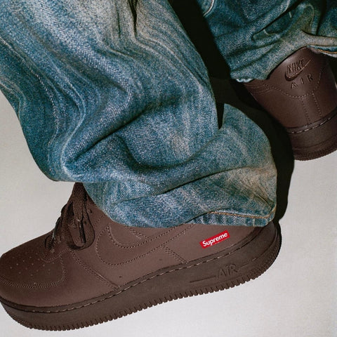 (Exclusive)Nike Air Force 1 x Supreme 'Baroque Brown'
