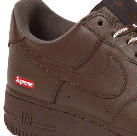 (Exclusive)Nike Air Force 1 x Supreme 'Baroque Brown'