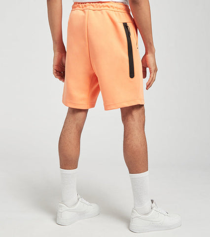 Nike Tech Fleece Crew Short Set 'Orange'
