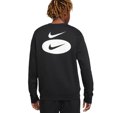 Nike SL Crewneck Tracksuit 'Black/White'