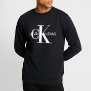 Calvin Klein Iconic Monogram Crewneck 'Black'